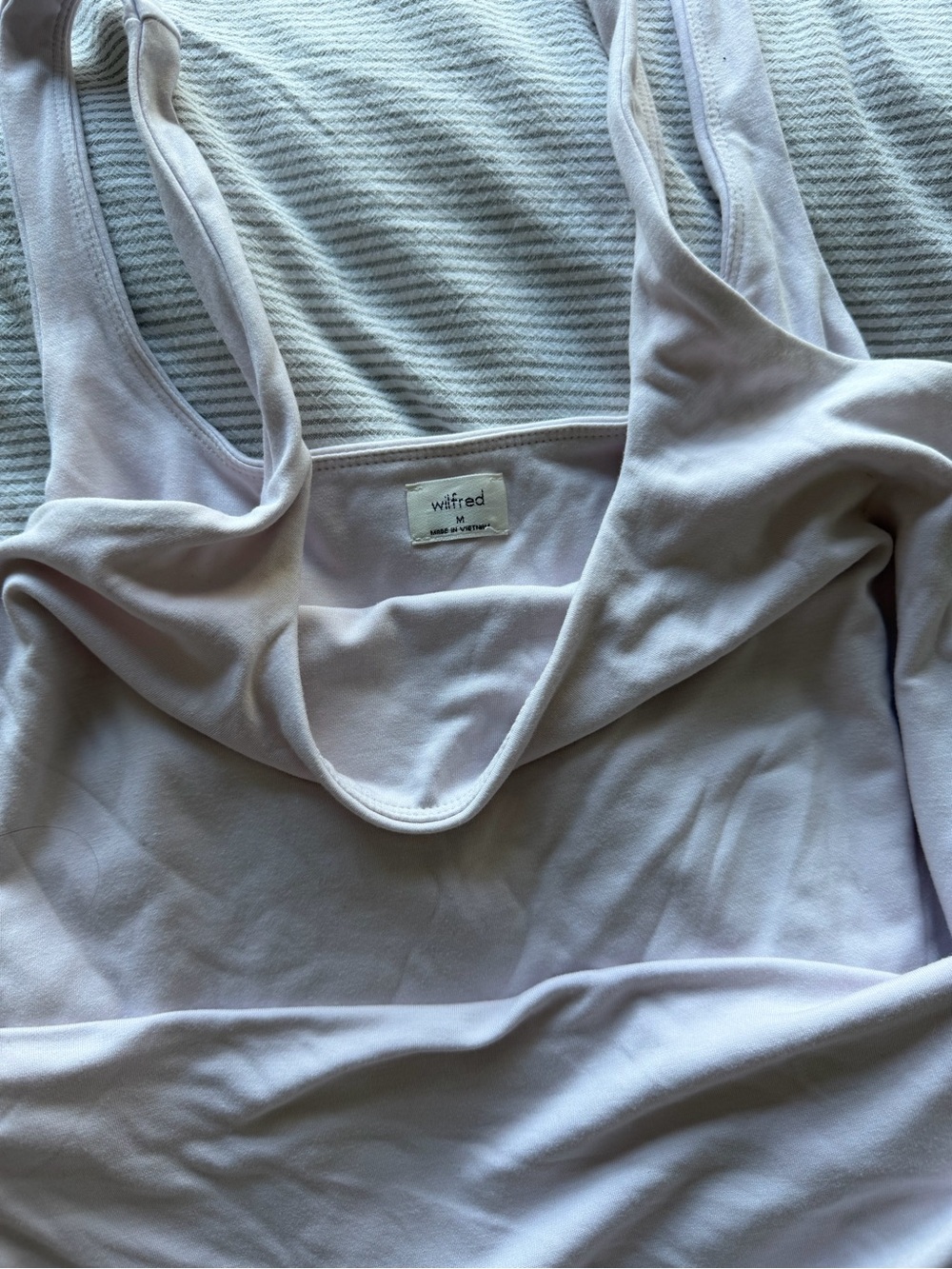 Blush White Sleeveless Wrap-Front Tank Dress - Picture 2 of 2